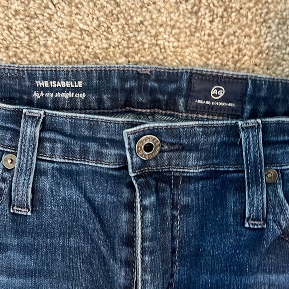 AG The Isabelle High-Rise Straight Crop Denim - Picture 3 of 4